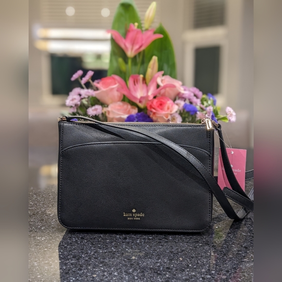 kate spade Bags Kate Spade Adel Crossgrain Leather Medium Top Zip